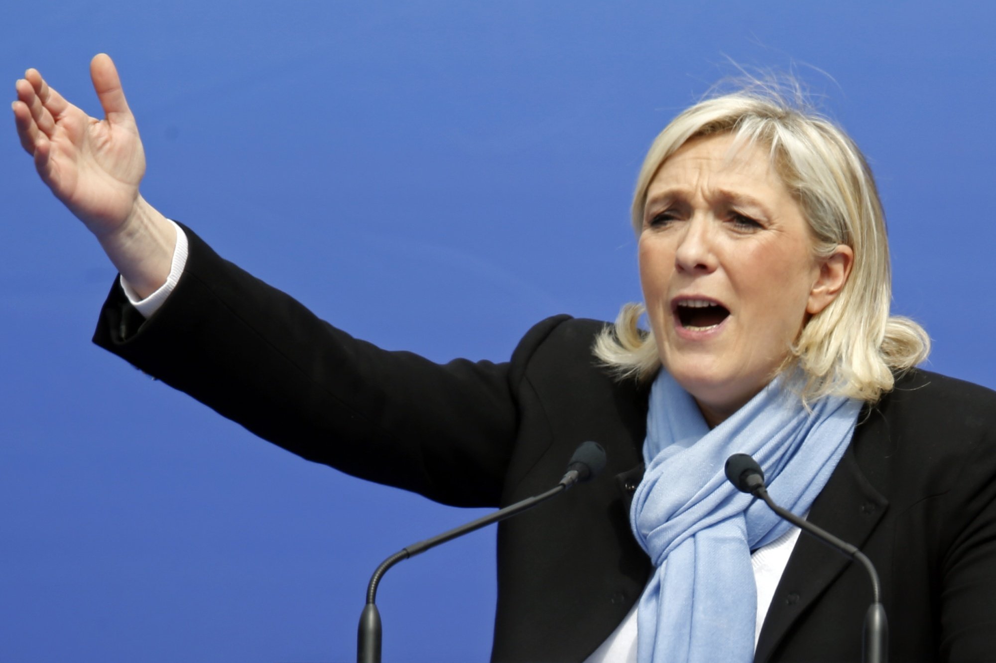 FOTO Kandidátka na prezidenta Marine Le Pen.