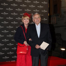 Eliška Balzerová s manželem.