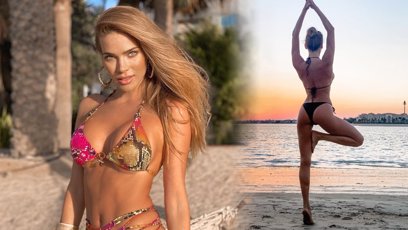 FOTO: Modelka Andrea Verešová v Dubaji.