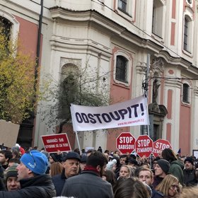 Demonstrace pokračovali proti premiérovi Babišovi i 17. listopadu.