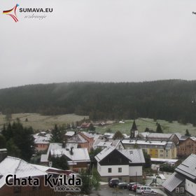 První sníh už dorazil do Čech, hlavně v okolí Kvildy.