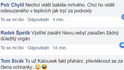 FOTO: Nenávistné komentáře na adresu Babiše.