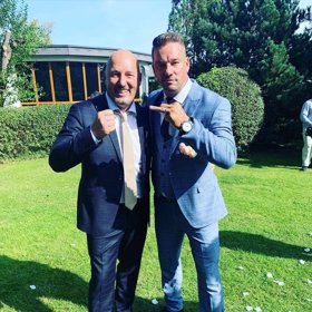 Petr Švancara na své svatbě.