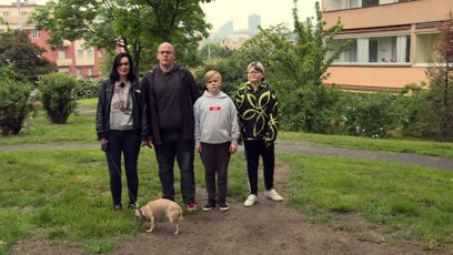 FOTO: Rodina z Prahy: Jana, Pepa a synové Bruno a Daniel