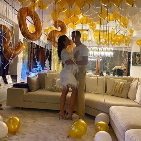 Cristiano Ronaldo s partnerkou Georginou Rodríguez.