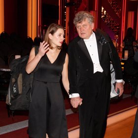 Eliška Hanušová se svým otcem Miroslavem Hanušem.