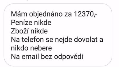 FOTO: Lidé si stěžují, že mají zaplaceno a zboží nikde.
