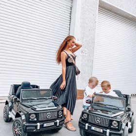 Natálie Myslivcová se o své děti pěkně stará.