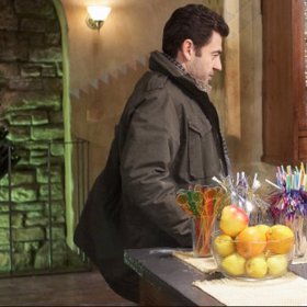 Černíková s doktorem Hanákem v baru U Čerta.