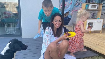 FOTO: Agáta své děti nade vše miluje.