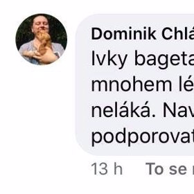 Bageta je prý ani trochu neláká.