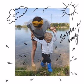 Gabriele mateřství svědčí