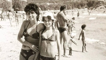 FOTO: Simona Krainová v mládí se svou maminkou.