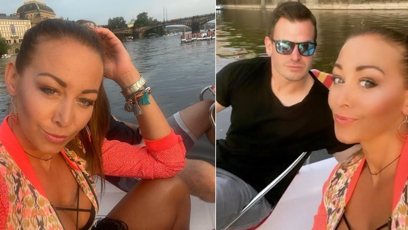 FOTO: Agáta Hanychová s novým přítelem.