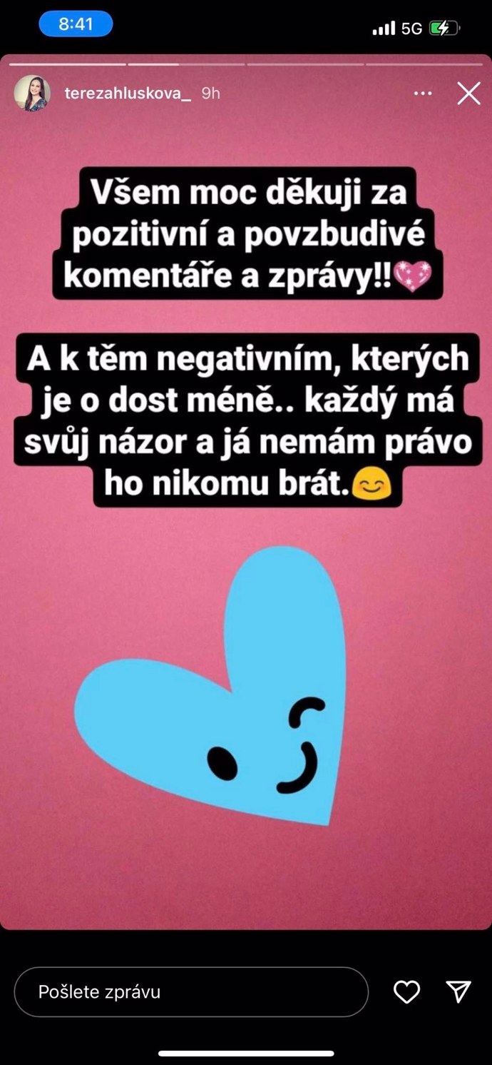 FOTO: Tereza Hlůšková si založila Instagram. – stránka 109
