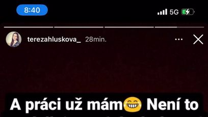 FOTO: Tereza Hlůšková prozradila, co teď dělá.