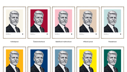 FOTO: Prezident Pavel představil podobu prezidentské známky i portrétu.