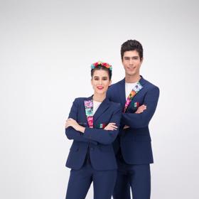 Kolekce mexických sportovců. 