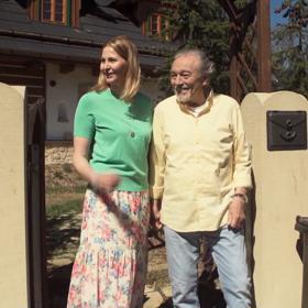 Karel Gott s manželkou Ivanou.