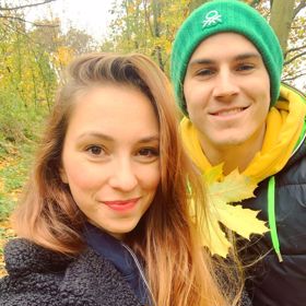 David Gránský s manželkou.