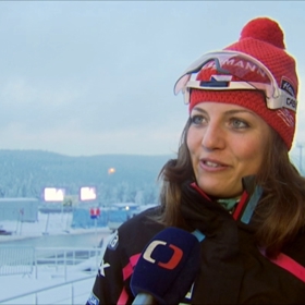Jitka Landová, bývalá úspěšná biatlonistka.