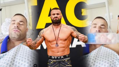 FOTO: Karlos Vémola po operaci lokte.