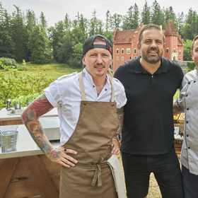 Přemek Forejt, Radek Kašpárek a Honza Punčochář. 