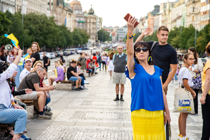FOTO: Selfie v  národních barvách. – stránka 808