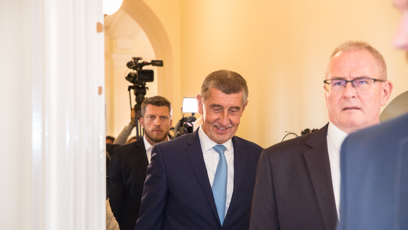 FOTO: Andrej Babiš na sebe nedal nervozitu znát.