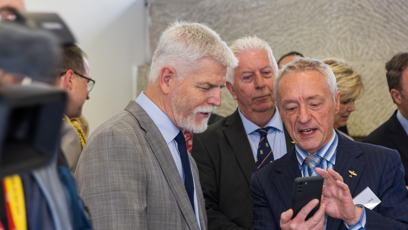 FOTO: Prezident Petr Pavel měl v Londýně velmi nabitý program.