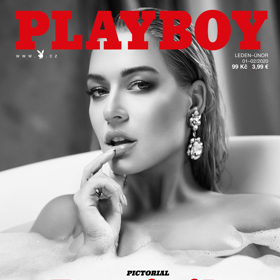 Dominika Myslivcová na titulce Playboye v roce 2020.