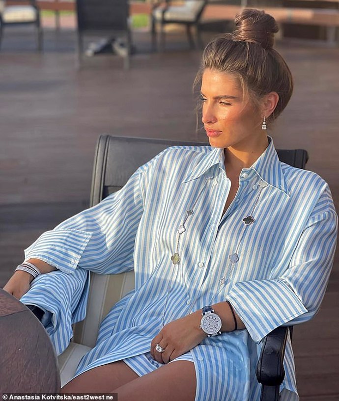 FOTO: Manželka ukrajinského politika Anastasia Kotvitská měla přes hranice pašovat peníze. – stránka 1295