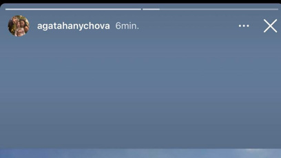 FOTO: Agáta Hanychová se účastnila demonstrace na Václavském náměstí.