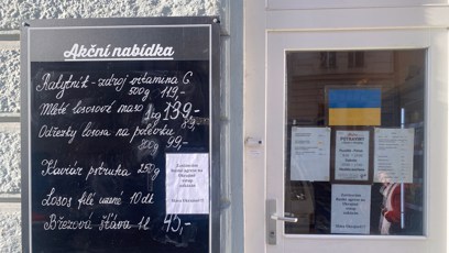 FOTO: Svůj pozitivní postoj k Ukrajině dává jasně najevo.