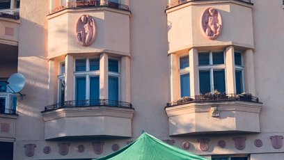 FOTO: Stánek kde děti prodávaly své hračky.