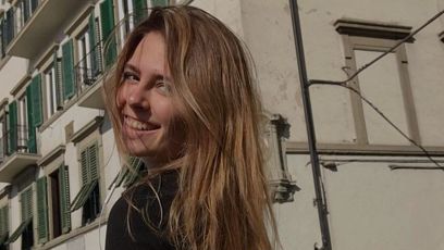 FOTO: Zabitá  Oleksandra Kuvšynova.