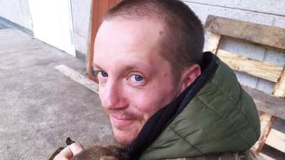 FOTO: Antonia se psem na frontě.