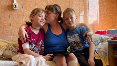 FOTO: Rodina je už v bezpečí.