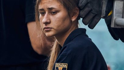 FOTO: Výraz záchranářky mluví za vše.