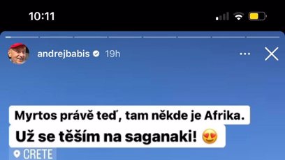 FOTO: Andrej Babiš tráví dovolenou na Krétě.