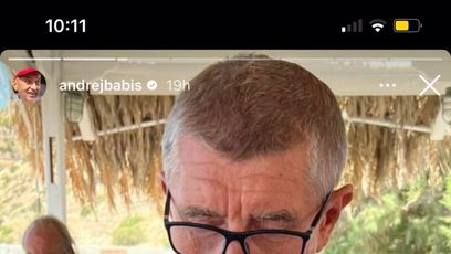 FOTO: A hned se s ní pochlubil na Instagramu.