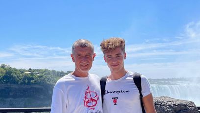 FOTO: Andrej Babiš se svým synem Frederikem.