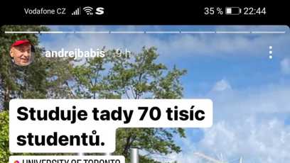 FOTO: Andrej Babiš v Torontu.