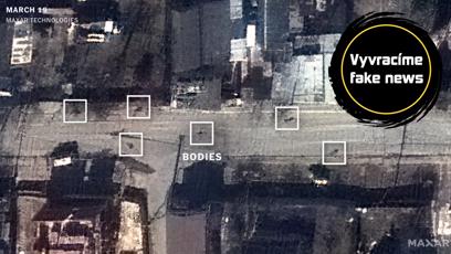 FOTO: Mrtvá těla v Buči.