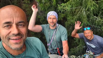 FOTO: Společné zdolávání vrcholů.