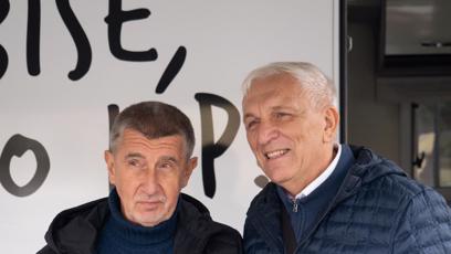 FOTO: Andrej Babiš s Jaromírem Dědečkem.