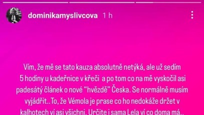 FOTO: Dominika Myslivcová se pustila do milenky Karlose Vémoly.