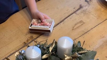 FOTO: Adventní věnec Ornelly Koktové.