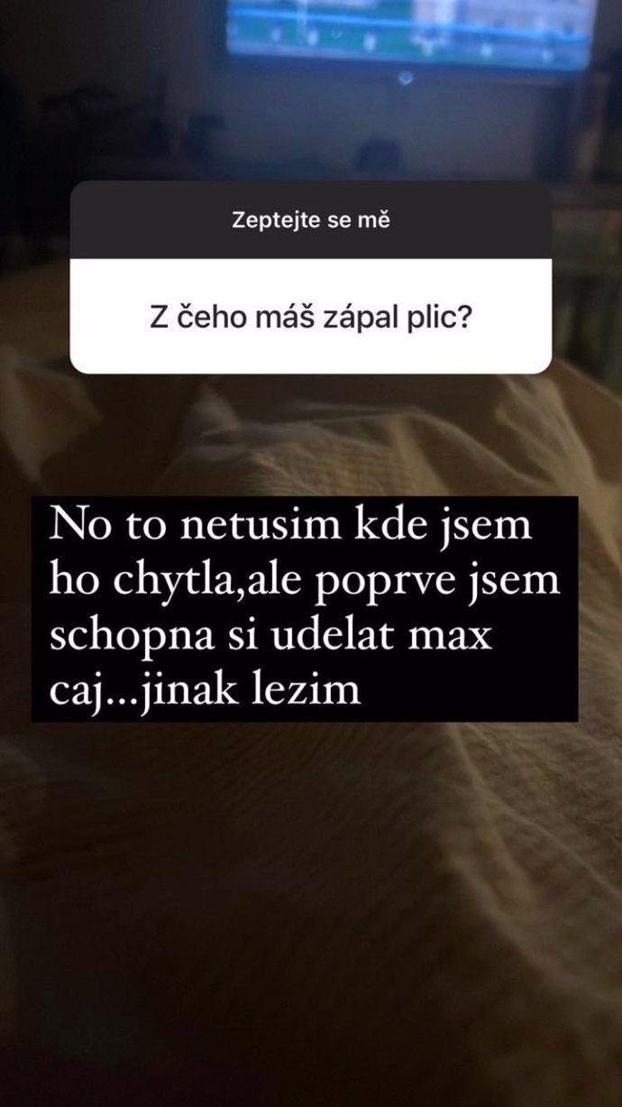 FOTO: Agáta Hanychová má zápal plic. – stránka 2753