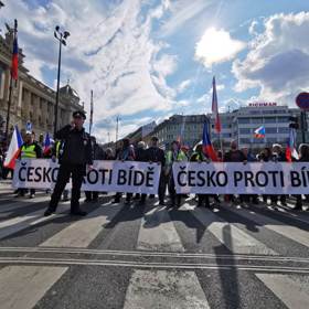 Demonstrace velký rozruch nevyvolala.
